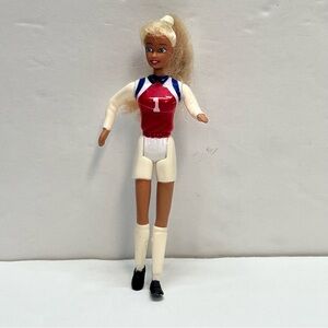mcdonalds soccer barbie doll 1999  happy meal toy mattel